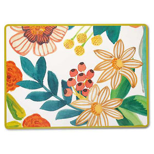 Kira's Garden Cork Back Placemats - Set of 4