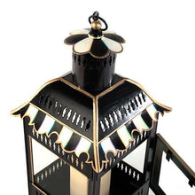 Cargar imagen en el visor de la galería, Courtly Stripe Candle Lantern - Small