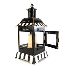 Cargar imagen en el visor de la galería, Courtly Stripe Candle Lantern - Small