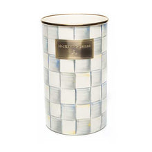 Cargar imagen en el visor de la galería, Sterling Check Enamel Utensil Holder