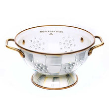 Cargar imagen en el visor de la galería, Sterling Check Enamel Colander - Small