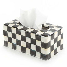 Cargar imagen en el visor de la galería, Courtly Check Enamel Standard Tissue Box Cover