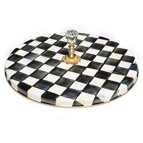 Courtly Check Enamel Cheese Course