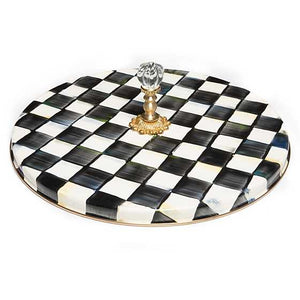 Courtly Check Enamel Cheese Course