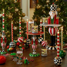 Cargar imagen en el visor de la galería, Buckingham Nutcracker Pedestal Platter