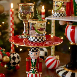 Buckingham Nutcracker Pedestal Platter