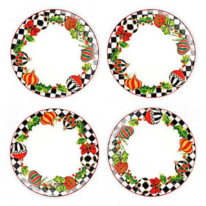 Deck the Halls Dinner Plate - Set of 4