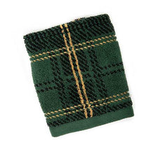 Cargar imagen en el visor de la galería, Evergreen Plaid Washcloth