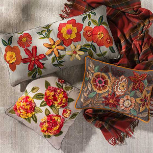 Autumn Hydrangea Pillow