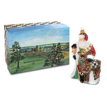 Cargar imagen en el visor de la galería, Glass Ornament - Christmas Magic Santa With Deer