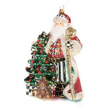 Cargar imagen en el visor de la galería, Glass Ornament - Christmas Magic Santa With Staff