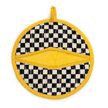Cargar imagen en el visor de la galería, Gingham Sunflower Potholder