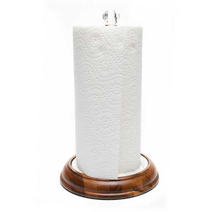 Sterling Check Wood Paper Towel Holder