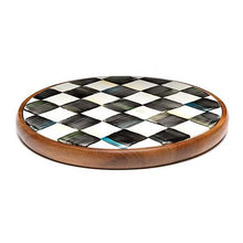 Cargar imagen en el visor de la galería, Courtly Check Enamel Trivet - Large