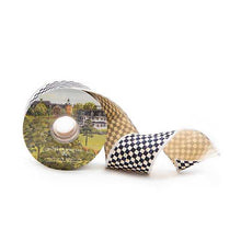 Cargar imagen en el visor de la galería, Courtly Check 2.5&quot; Ribbon - Ivory