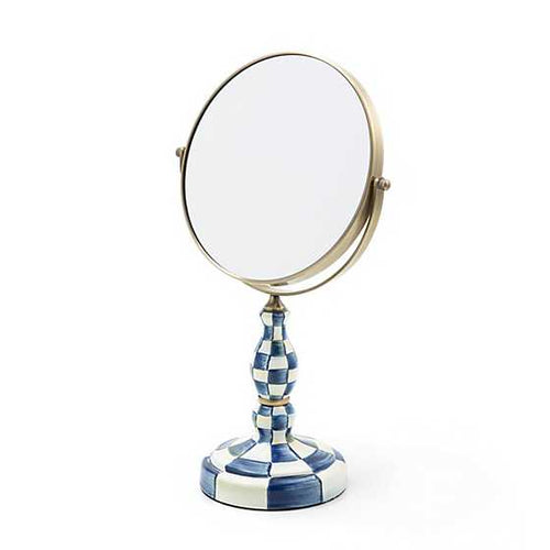 Royal Check Enamel Vanity Mirror