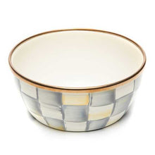 Cargar imagen en el visor de la galería, Sterling Check Enamel Pinch Bowl