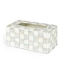 Cargar imagen en el visor de la galería, Sterling Check Enamel Standard Tissue Box Cover