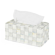 Cargar imagen en el visor de la galería, Sterling Check Enamel Standard Tissue Box Cover