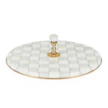 Cargar imagen en el visor de la galería, Sterling Check Enamel Cheese Course