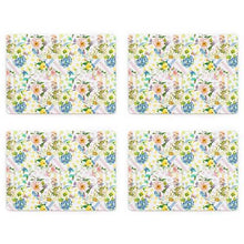 Cargar imagen en el visor de la galería, Wildflowers Cork Back Placemats - Set of 4