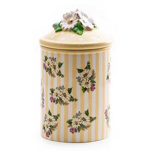 Wildflowers Large Canister - Yellow