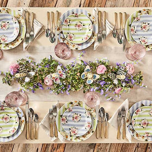 Wildflowers Dinner Plate - Green