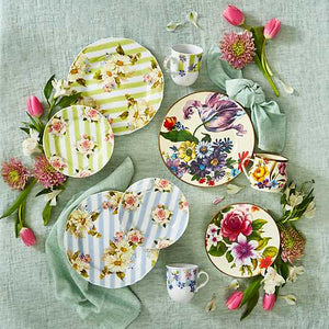 Wildflowers Dinner Plate - Green