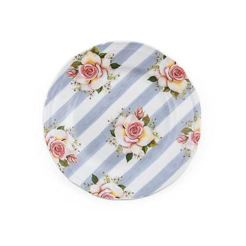 Wildflowers Dessert Plate - Blue