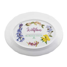 Cargar imagen en el visor de la galería, Wildflowers Serving Platter - Blue