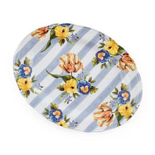 Cargar imagen en el visor de la galería, Wildflowers Serving Platter - Blue