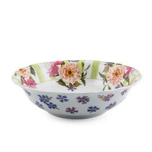 Cargar imagen en el visor de la galería, Wildflowers Serving Bowl - Green