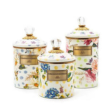 Cargar imagen en el visor de la galería, Wildflowers Enamel Small Canister - Yellow