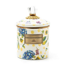 Cargar imagen en el visor de la galería, Wildflowers Enamel Small Canister - Yellow
