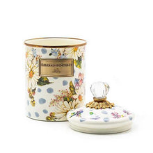 Cargar imagen en el visor de la galería, Wildflowers Enamel Medium Canister - Blue