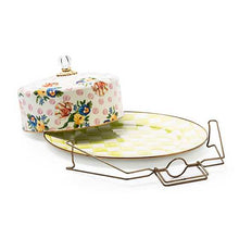 Cargar imagen en el visor de la galería, Wildflowers Enamel Cake Carrier - Pink