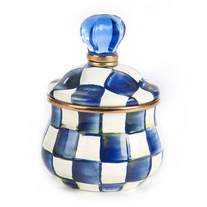 Royal Check Lidded Sugar Bowl